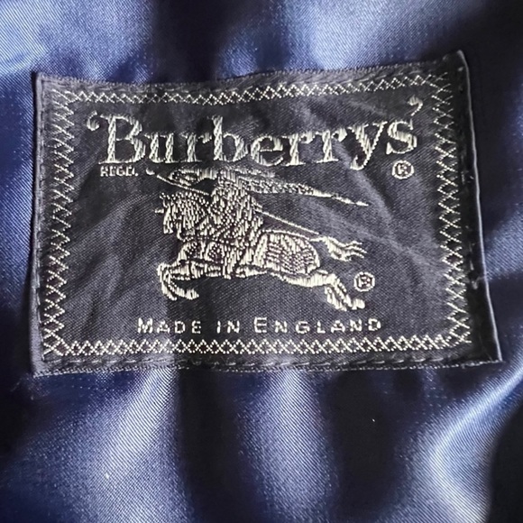 BURBERRYS Cap VINTAGE Blue Gray Black White Red Wool Tartan Newsboy Hat Size XL - Picture 4 of 10